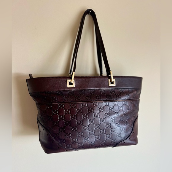 Auth GUCCI Guccissima Horsebit Shoulder Tote Bag 145993 Leather - Picture 2 of 12